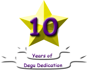 Years of Degu Dedication